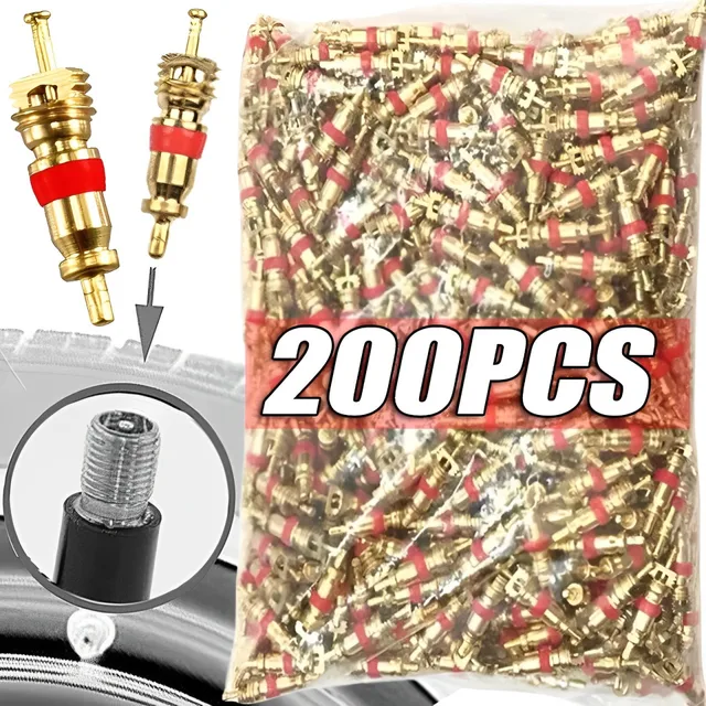 Copper Tire Valve Core Removal Tools Kit Valve Core Wrench Screw Driver with Zinc Plated For Car Truck Bike Motorcycle Wheel