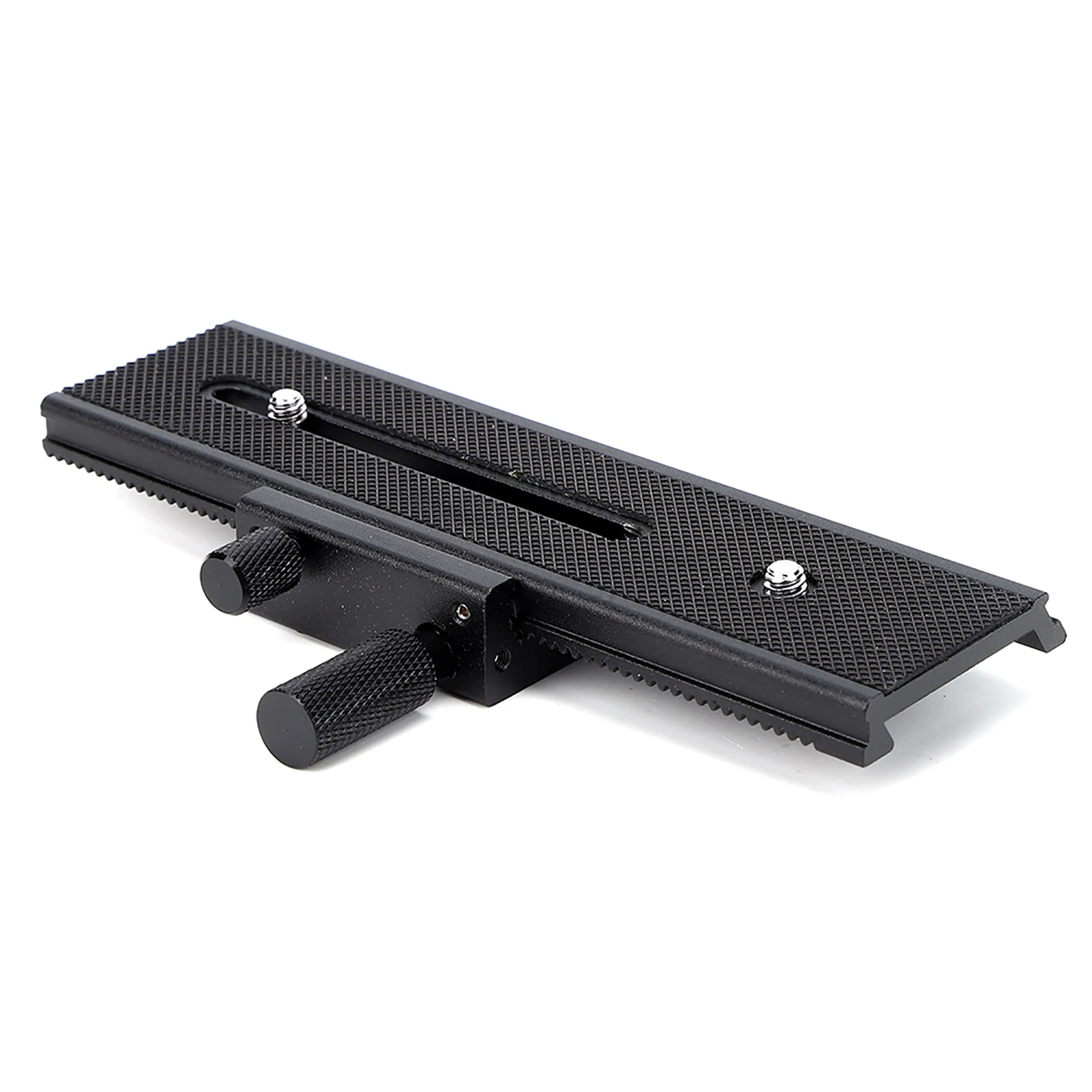 2 Way Macro Focusing Rail Slider 2 Way Macro Focusing Rail Slider with 1/4" Mounting Screw for Close up Shooting Camera