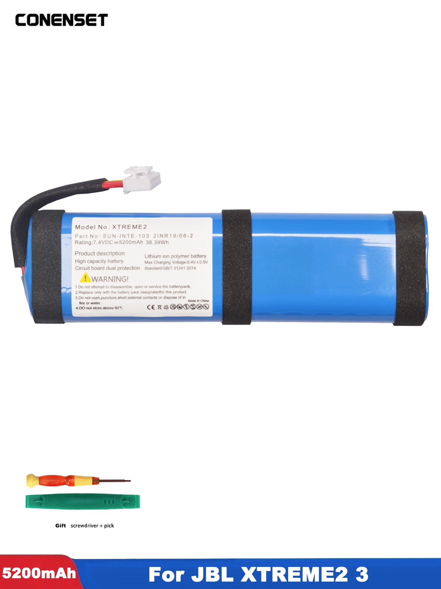 7.2V 5200mAh Replacement Battery For JBL Xtreme 2 Xtreme3
