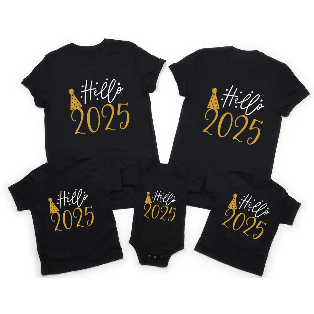 Pyjama Famille Noël 2025 - Combinaison Manches Longues Motif 'Baby Merry' En Polyseter | Pour Bébé Et Parents (Taille Unique)