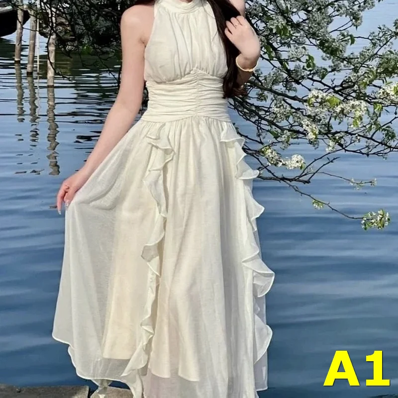 

Ty00189 весеннее хлопковое разноцветное Повседневное платье средней длины без рукавов для девушек