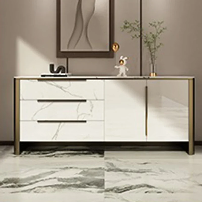 Food Buffet Table Sideboards Narrow Shelf Corner Drawer Shelves Modular Storage Sideboards Dining Table De Chevet Furniture HDH
