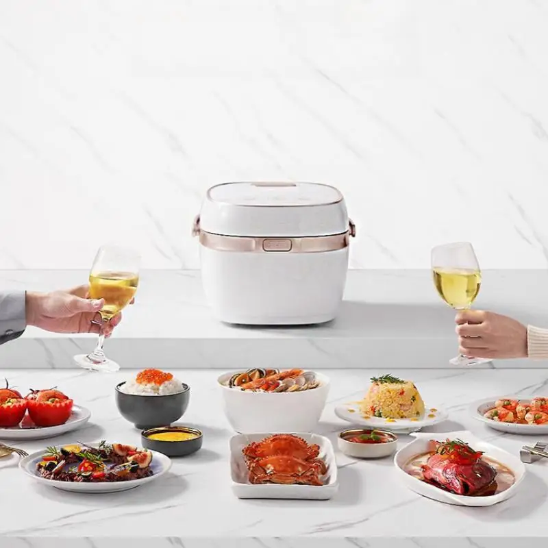 DAEWOO Pressure Cooker 4L 1370W 220V Rice Cooker Intelligent IH High Power High Pressure Rice Cooker 30Kpa Multicooker Kitchen 6