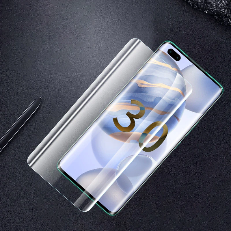 Full Glue UV Glass for Honor 30 Pro Plus Pro+ 5G 3D Curved Screen Protector 40 50 60 SE 60se Tempered | Мобильные телефоны и