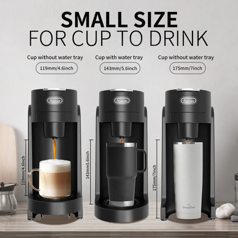 110V-240V Capsule Coffee Maker Machine Capsule/powder Dual Purpose Home Mini Automatic Espresso Machine Multi-functional캡슐 커피머신 6