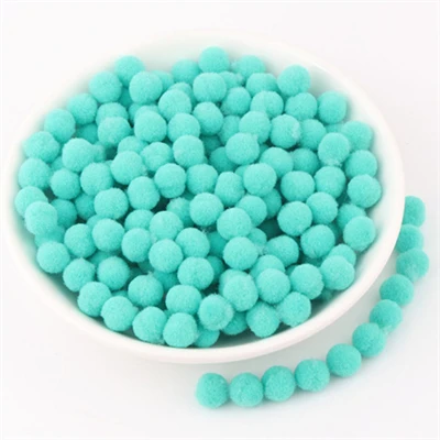 Wholesale 8mm Soft Fur Pompoms for Arts, Crafts, and Home Décor