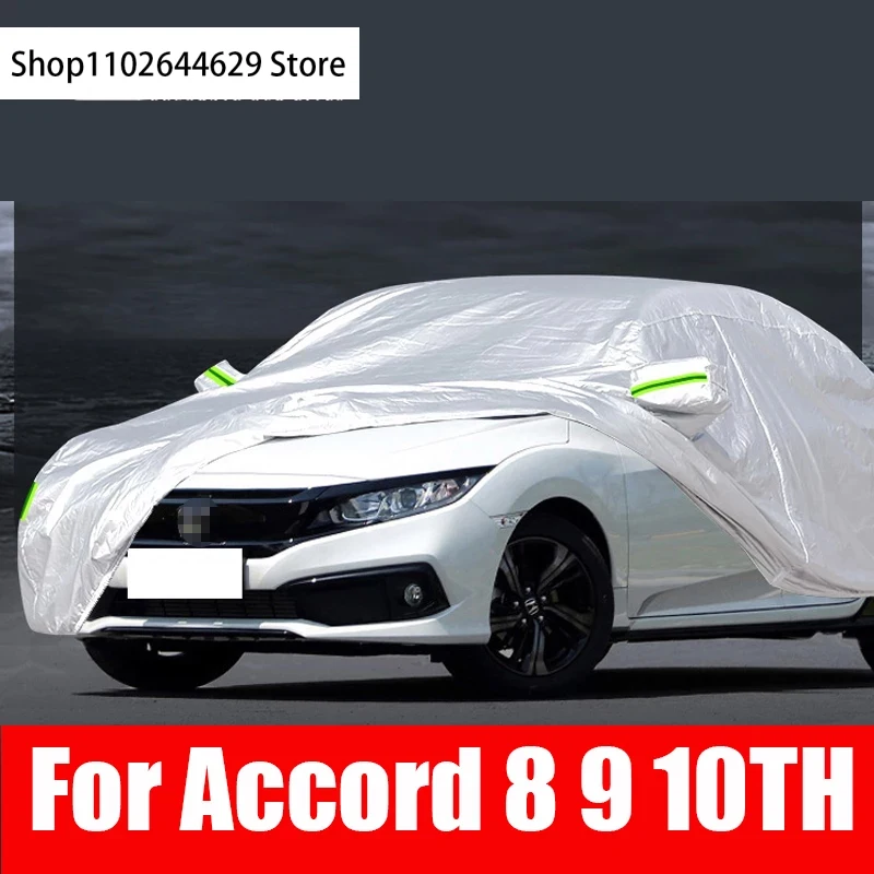 

Car Cover Outdoor Sun Anti UV Rain Snow Frost Dust Protection Cover For Honda Accord 7 8 9 10th 2010 to 2021 Accessories