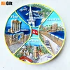 Creativity London Tourist Souvenir France Nordic Decorative Dishes  Wall Sofa Background Pendant Hand-painted Ceramic Disc 15CM 4