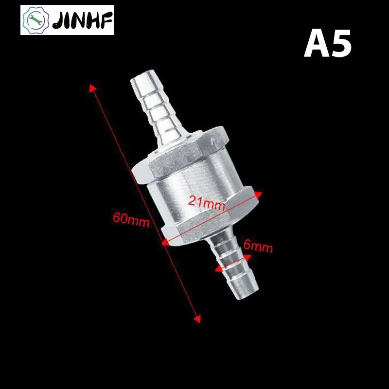 

Односторонние 6 мм/8 мм/10 мм/12 мм 4-размерные клапаны из алюминиевого сплава топливный невозвратный обратный клапан односторонний подходит для карбюратора