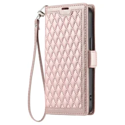 Premium Flip Leather Wallet Phone Cover - Stylish and Durable Protection - Galaxy A04s (Rose gold)