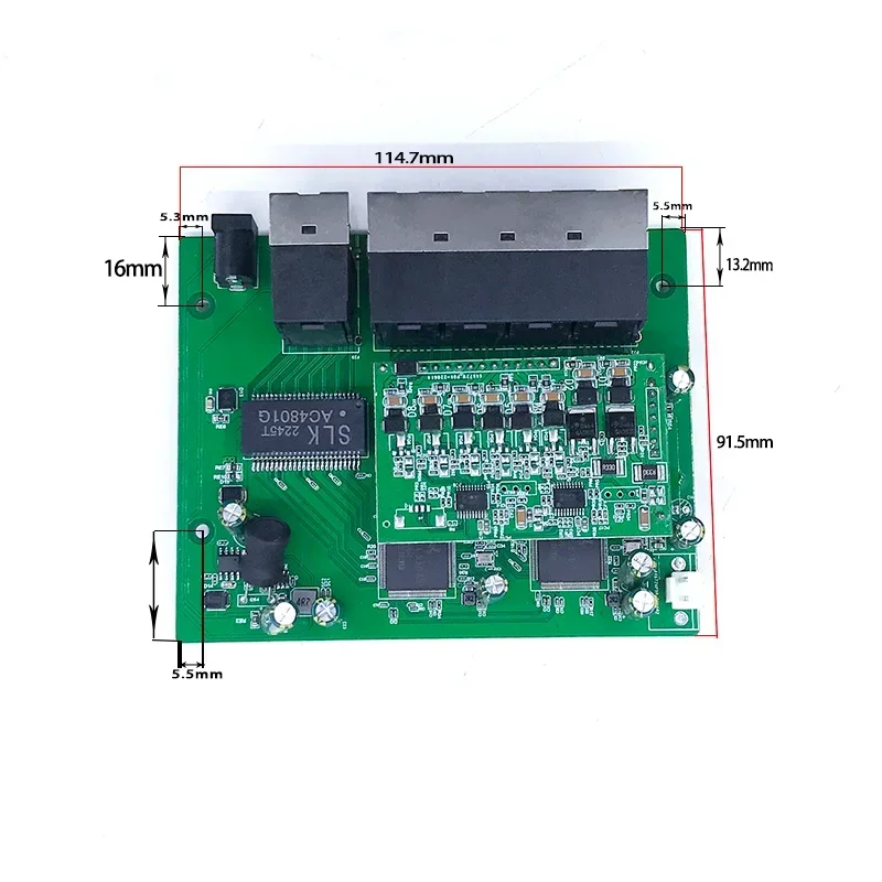 10/8 포트 10, 100, 1000M 8/6 포트, 802.3AF/AT POE, 48V(60W-125W), 업 링크, NVR, 2 포트