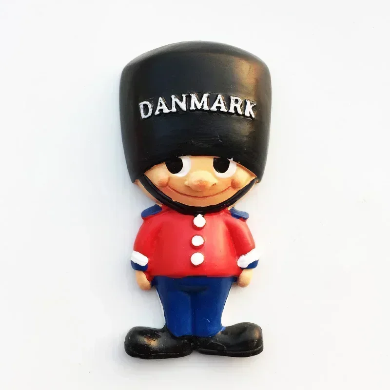 Nordic Denmark Fridge Magnets magnetic fridge magnets magnetic sticker magnetic fridge stickers refrigerator decor Decorative Crafts Collection Gift Copenhagen Royal Crown Tourism Memorial Refrigerator Stickers