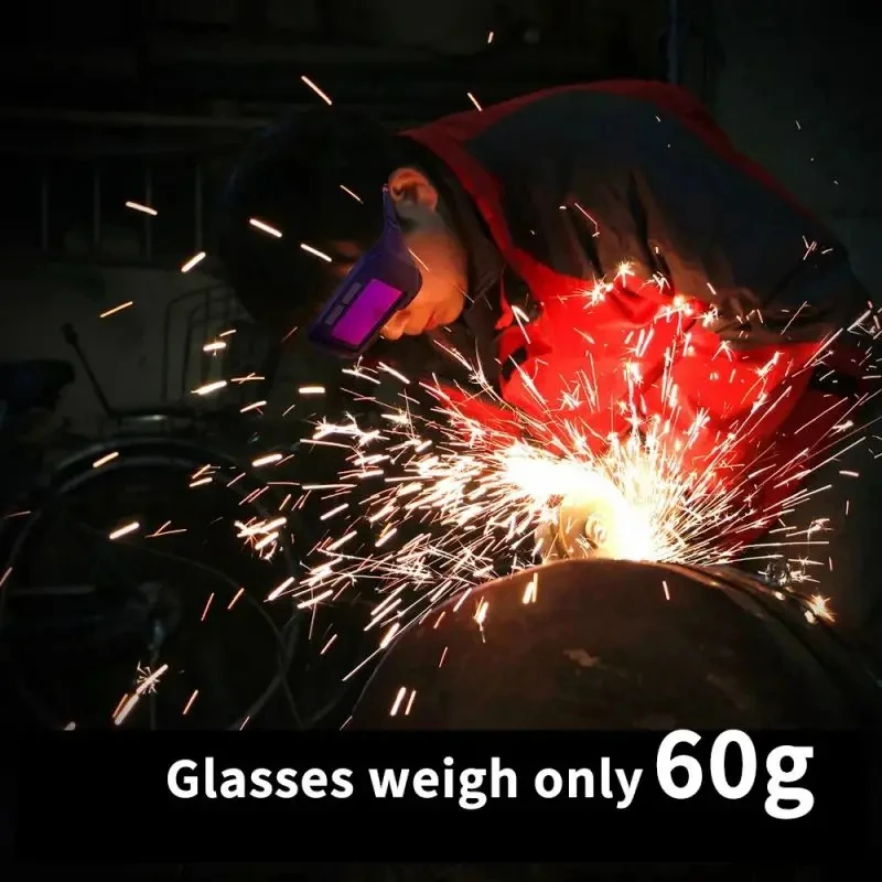 Solar Powered Welding Helmet Auto Darkening Welding Goggles LCD Welder Glasses for TIG MIG MMA Plasma Welder Glasses welding helmet