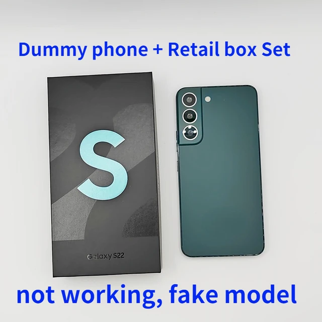 For S22/S22+/S22 Ultra Samsung New Empty Package Box+ Dummy Phone Set Display Empty Phone Box Not-Working 1:1 Fake Phone Model 2