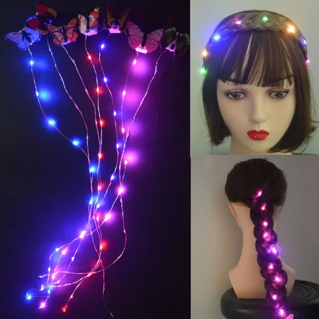 LED Butterfly String Light for Hair 1