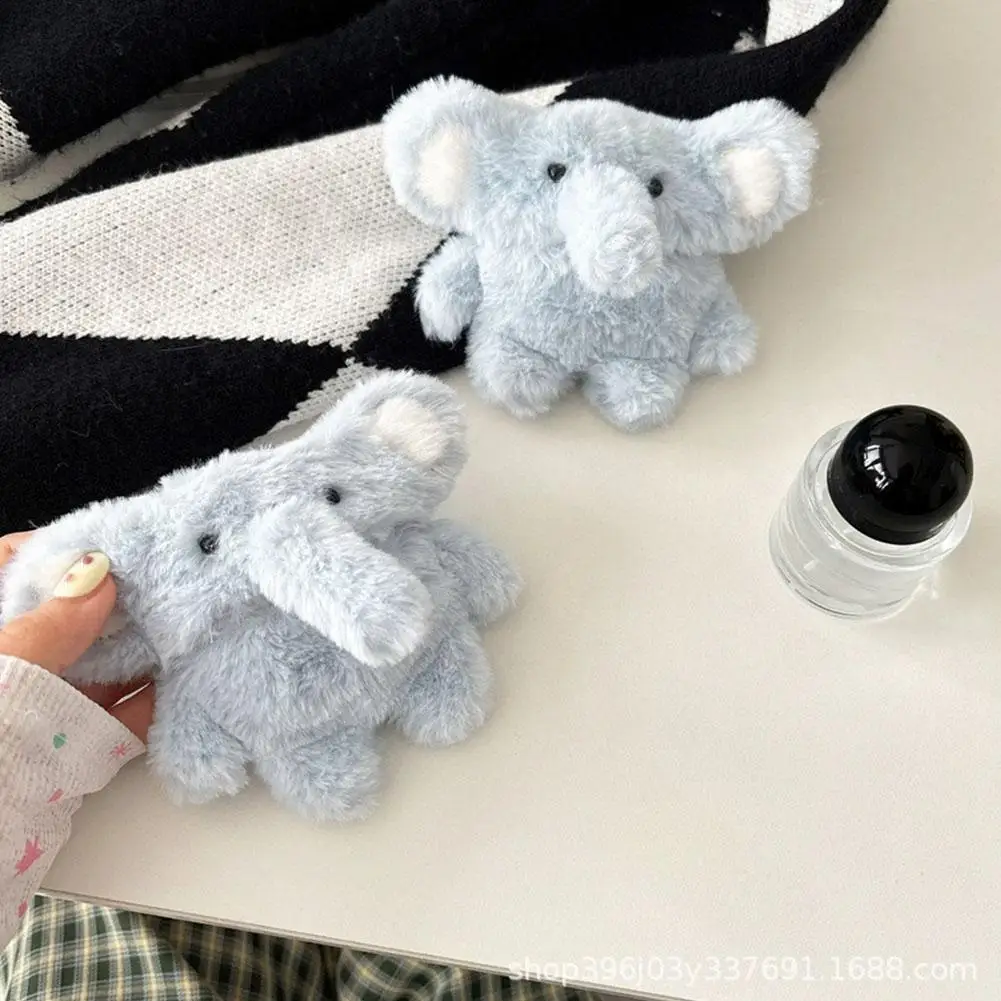 Cute Stuff One Cute Plush Winter Elephant AirPods Pro Case For 1st/2nd