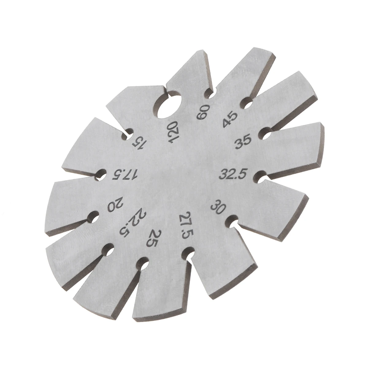 

Stainless Steel Bevel Gauge Angle Range 15-120 Degree Round Gauge Diameter Bevel Gauge Angle Protractor Thickness Gauging Tools