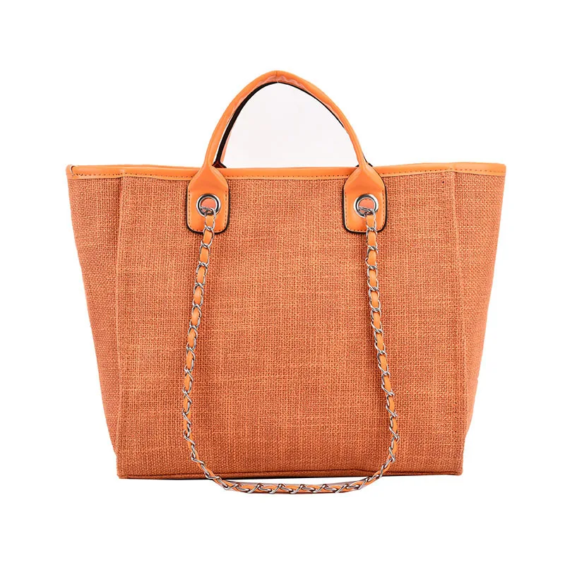 

Women's Luxury New Trendy Simple Canvas Tote Bag Multicolour Large Capacity Korean Leisure Handheld Shoulder Designer Handbag