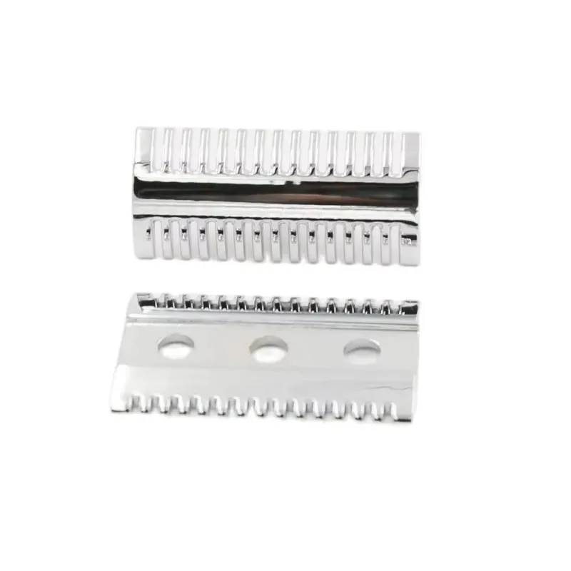 Yaqi Chrome Mellon Mens Safety Razor Head for Shaving Razors Zinc Alloy Razor Head Material Lightweight Minimalism Razor Head