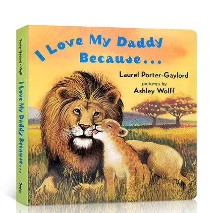 

MiluMilu I Love My Daddy Because Buku Children's Enlightenment Parent-Child Reading Cardboard Books
