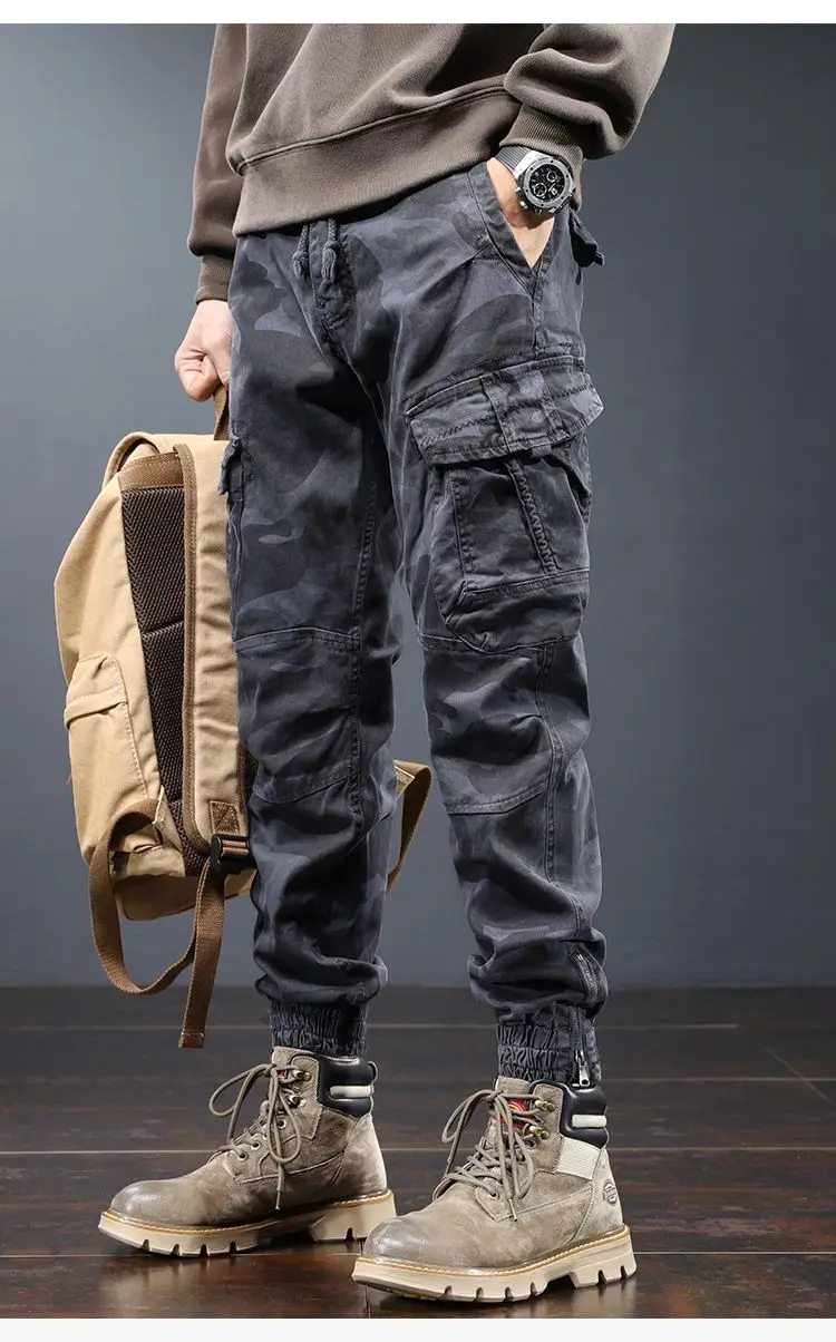 High Quality Cargo Pants Men Jogging Casual Pants Full Length Military Mens Streetwear Adults Work Tactical Tracksuit Trousers