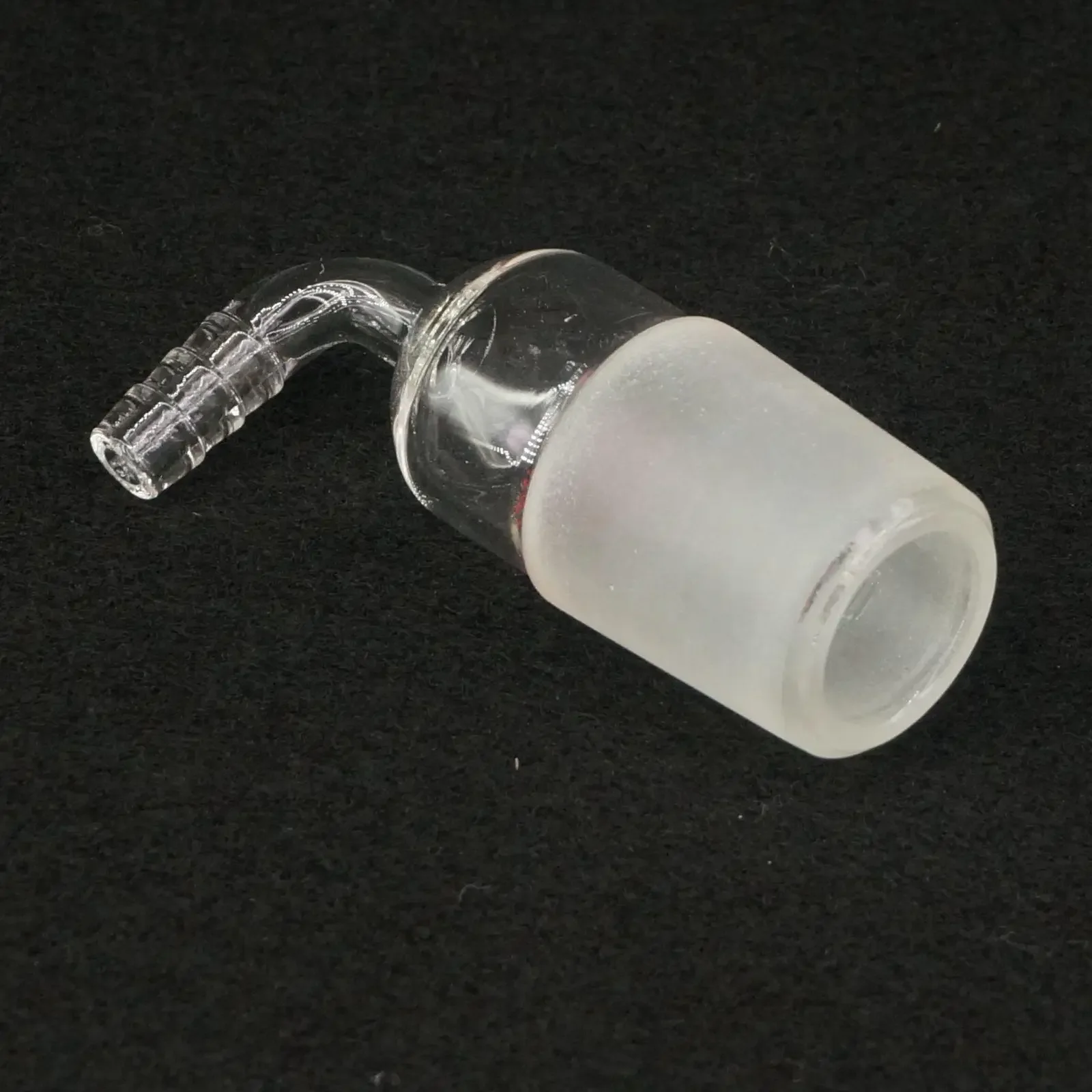 29/32 Joint 90 Degree Bend Hose Inlet Connection Adapter Laboratory Glassware