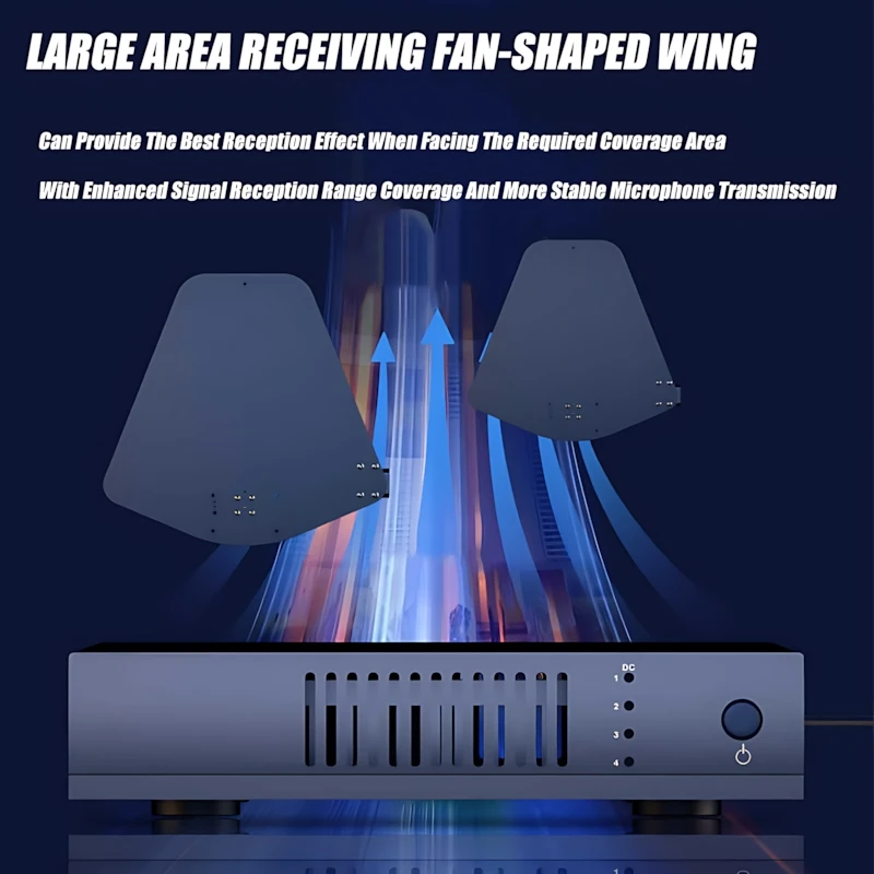 폴킷슨 AC41 프로페셔널 무선 이어백 신호 450-960mhz 앰프 캠퍼스 대형 무대 야외 공연 원격 증폭