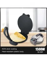 Non stick kitchen electric ice cream machine 1500W pancake pizza corn tortilla machine 12 inch egg cooker 220V 2