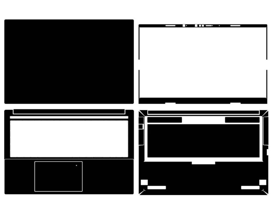 Kh Laptop Sticker Skin Decalcomanie Cover Protector Guard Per Asus Vivobook Pro 15 Oled N6506