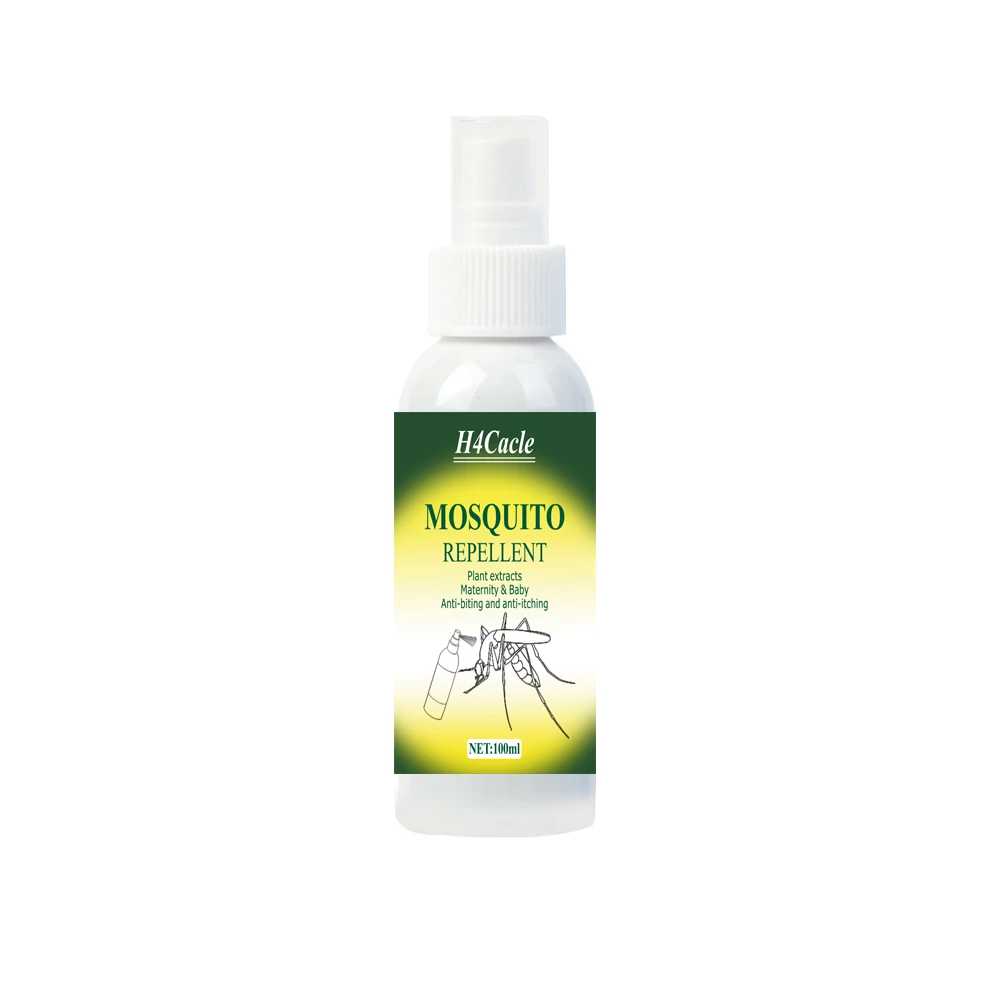 H4Cacle نبات طويل الأمد جوهر طارد البعوض رذاذ المنزلية زهرة المياه التخييم الرياضة في الهواء الطلق طارد المحمولة
