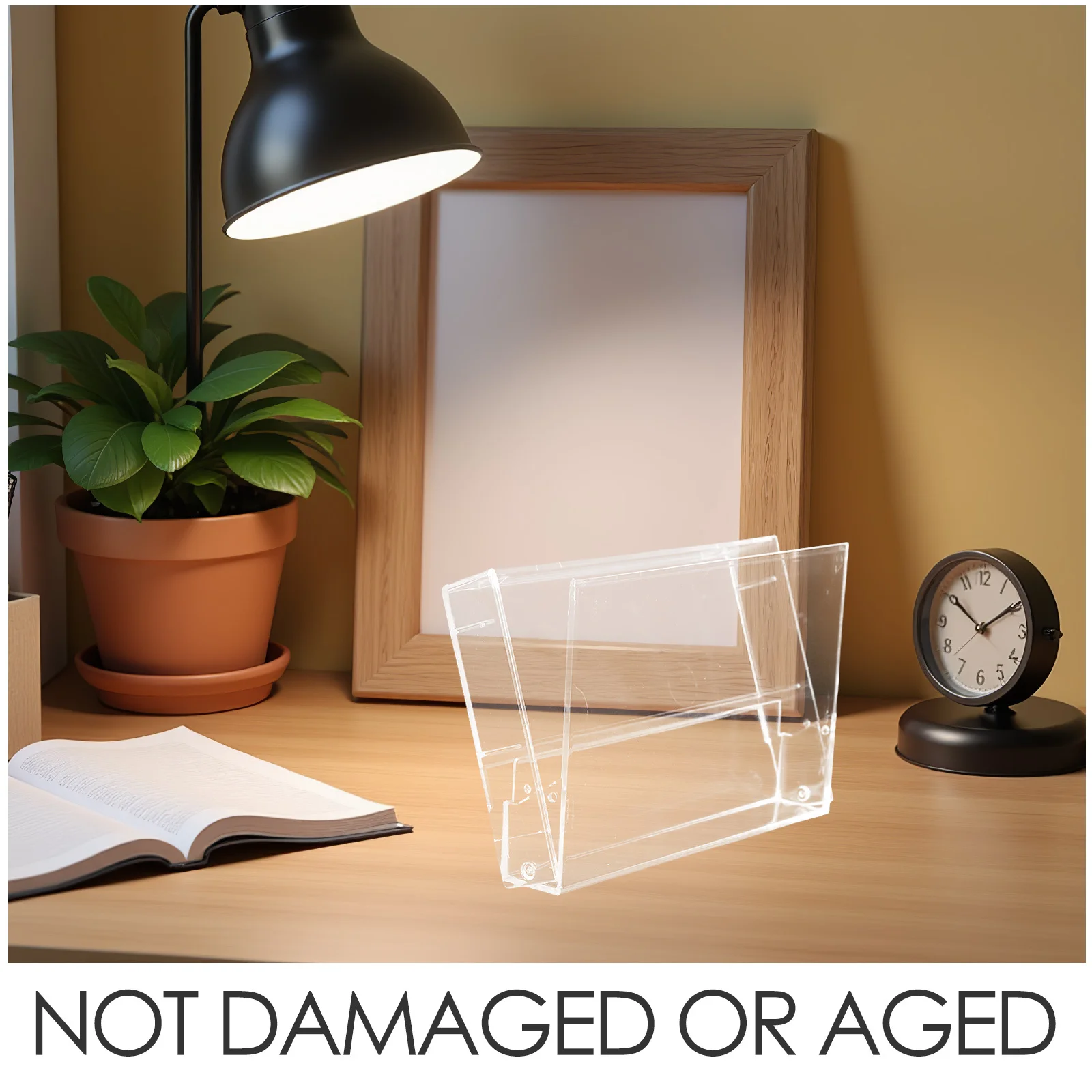 3Pcs Clear Plastic Cassette Tape Cases Audio Storage Box Transparent Desktop Organizer Retro Music Tape Holder