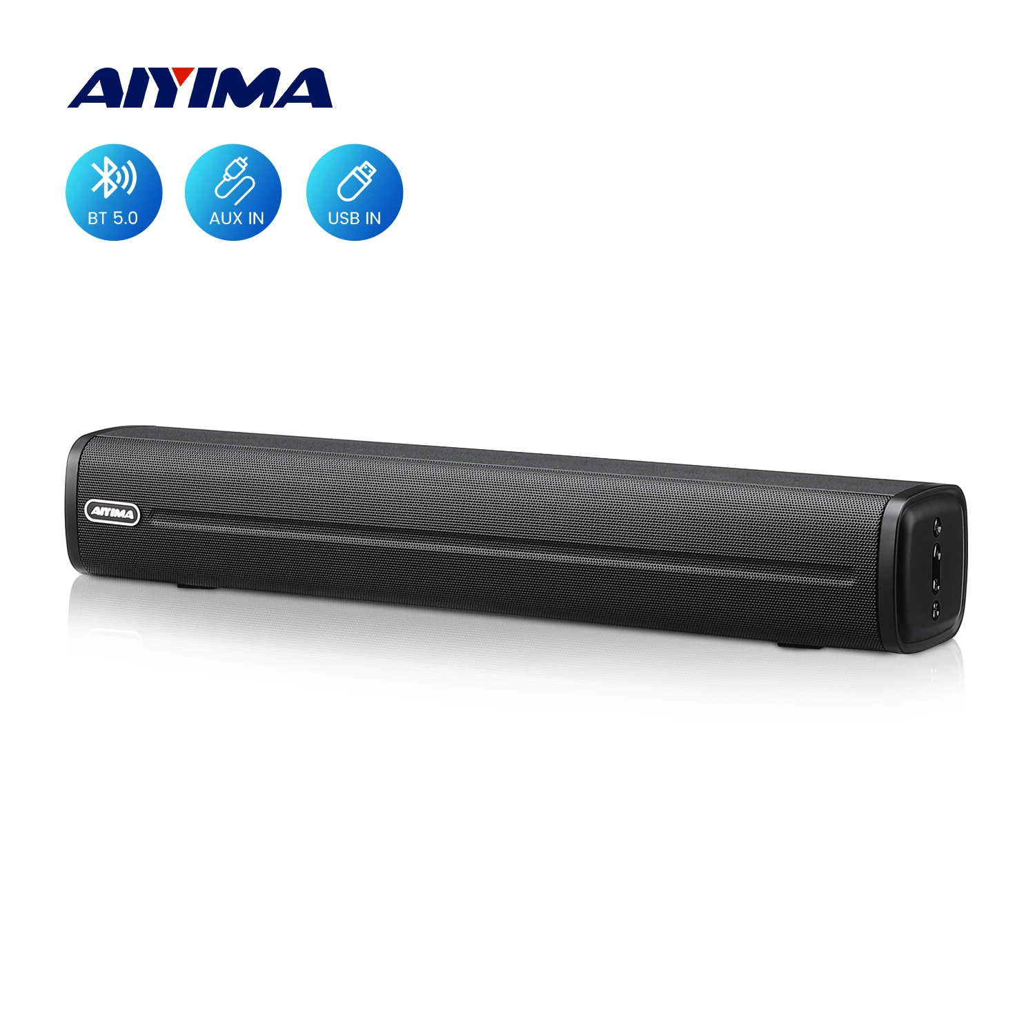 AIYIMA Bluetooth Subwoofer Soundbar TV Audio Echo Wall Computer Speaker Home Theater Hifi Music Wireless Bluetooth Speaker computer speakers audio speakers wireless bluetooth speaker