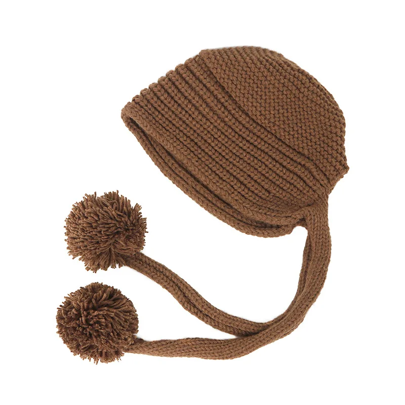 Lace-up Beanie Hat