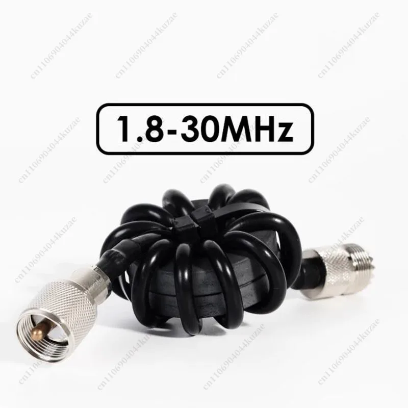 EM-43 1:1 전류 발룬 1.8-30MHz 1000W PEP 단파 라디오 공통 모드 노이즈 억제기