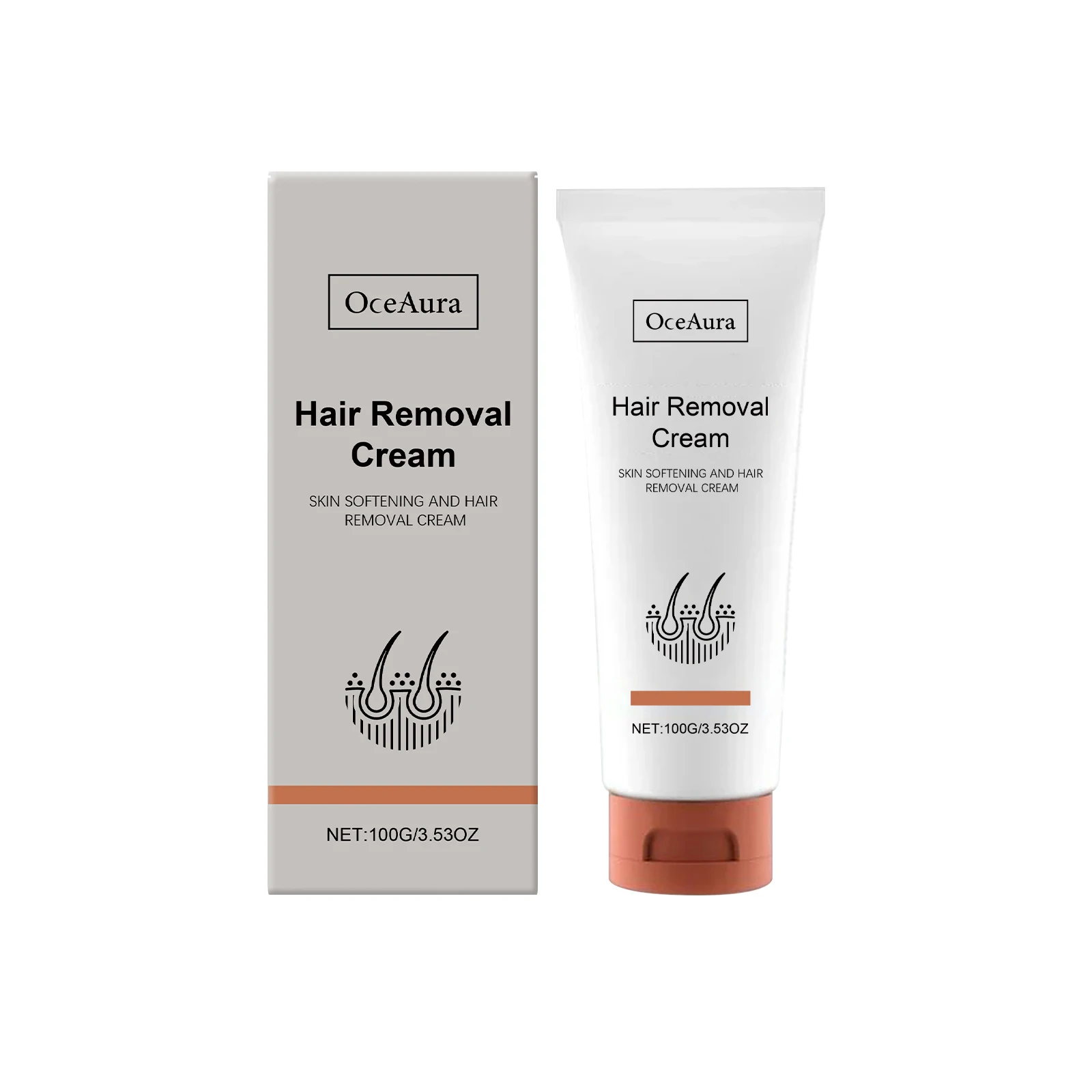 Schmerzfreie Haarentfernungscreme für Intimbereich, Achseln, Beine und Arme. Sanfte Enthaarung für glatte Haut und zur Hemmung des Haarwuchses._voghion.com