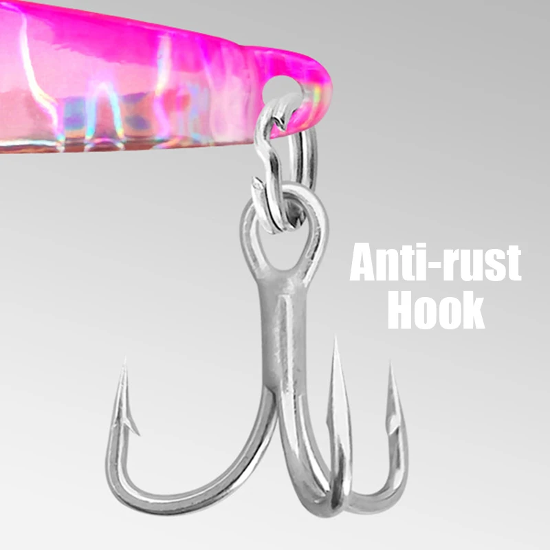 Lunker Metall Jig Salzwasser Angeln 5g 7g 10g 15g 20g Anti Rost Haken – Detail 4