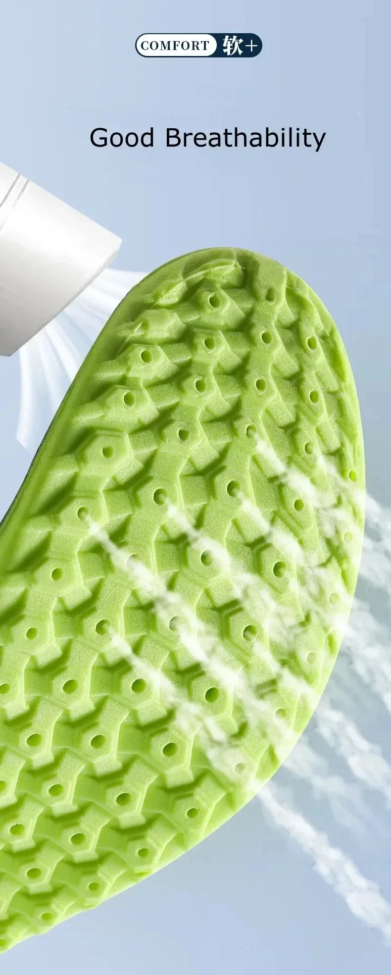 1 pair Soft breathable highly elastic sports insole Arch support orthotic insole Relieve leg fatigue insole Shoe accessories