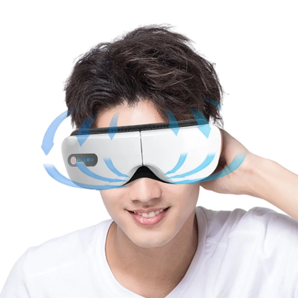 

Eye Massager Smart Airbag Vibration Eyes Care Instrument Hot Compress Bluetooth Eye Massage Glasses Fatigue Pouch Wrinkle Heated