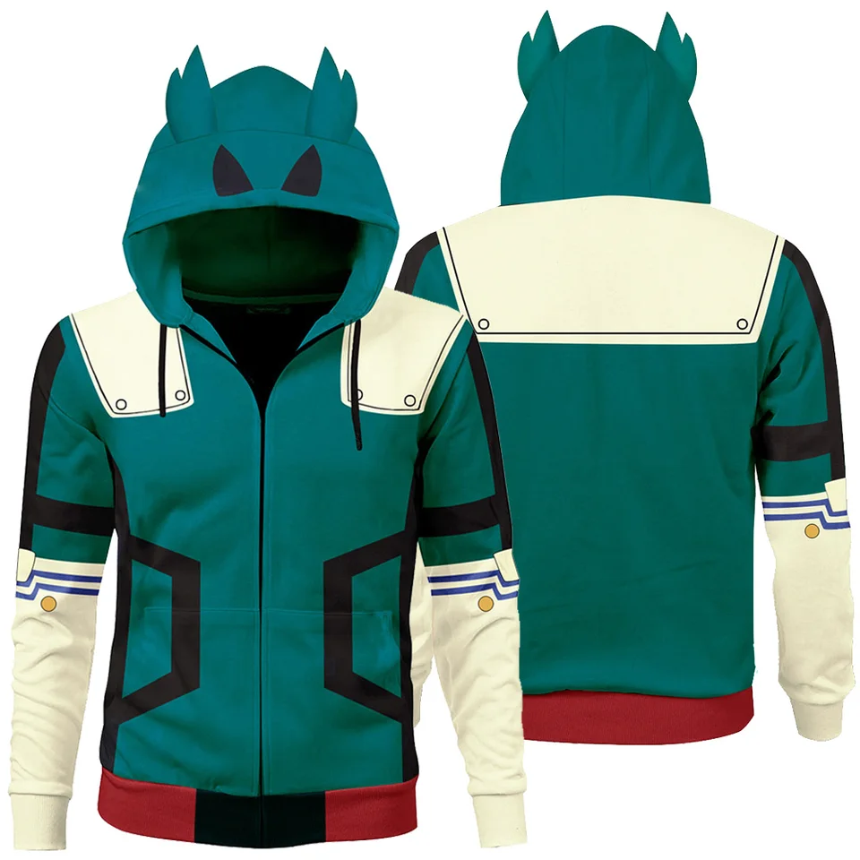 Felpe Con Cappuccio My Hero Academia Giacca Pullover Con Stampa 3D Bambini Adulti Cappotto Cosplay Unisex Izuku, Bakugou, Shoto, All Might Da 18,72 € | DHgate