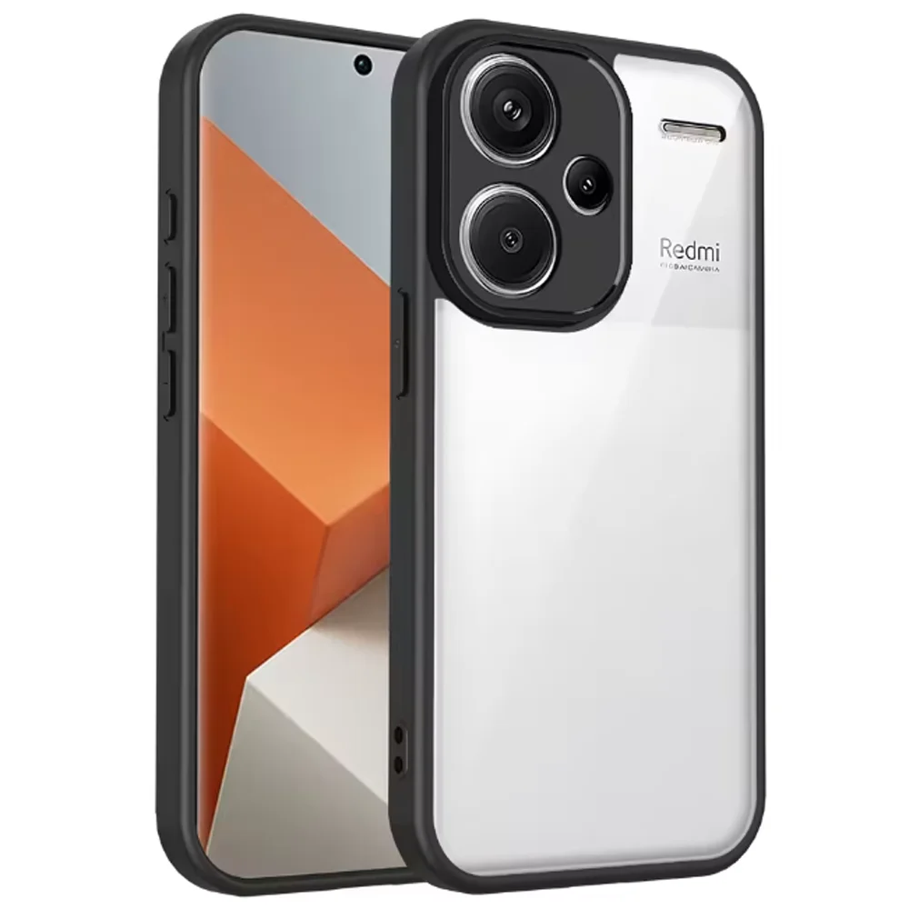 Shockproof Air Cushion Silicon Bumper Clear Matte Back Phone Case