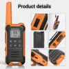 2PCS Baofeng F22 Walkie Talkie PMR FRS Long Range Mini Rechargable Type-C Charger Portable Two Way Radio For Hiking 5