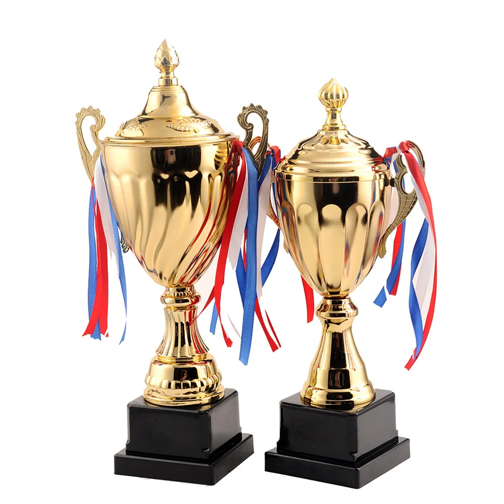 Árlejtés trophies Fém Trofeum cups számára sportok tournaments competitions parties ( 34cm ) trophys