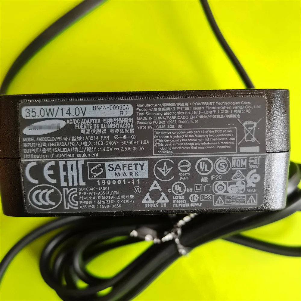Rpn Adaptador ac Carregador de Alimentação Bn4400990a Adequado para Samsung Monitor C24rg52fqc 50fqn Lc32f391fwnxza 35w 14v 2.5a A3514 _ - Image 3