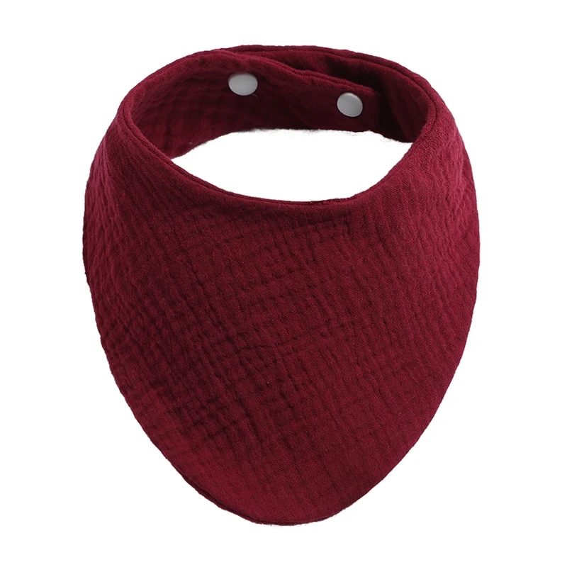 Organic Cotton Muslin Baby Bandana Bib - Soft & Absorbent Scarf