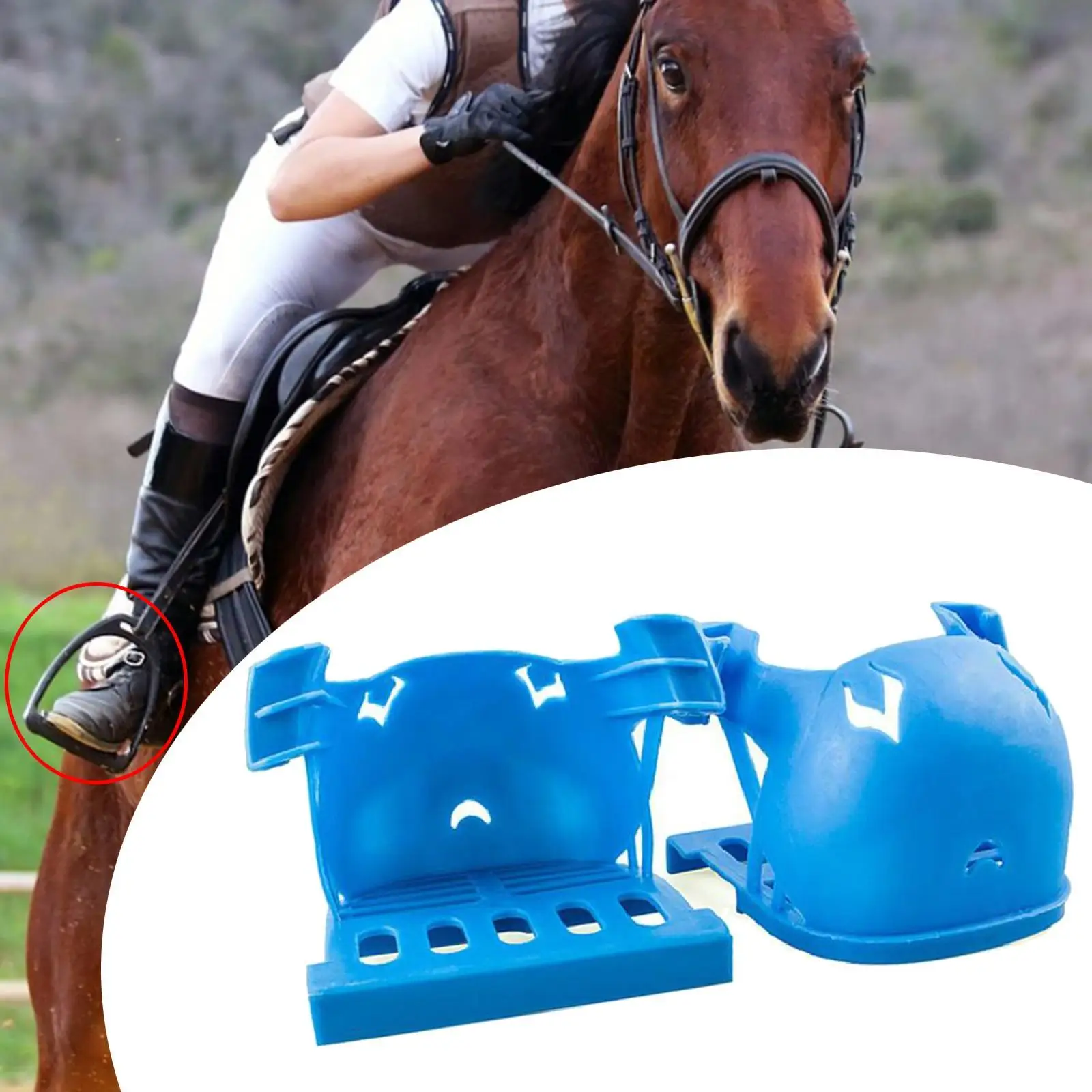 2Pcs Horse Riding Stirrups Covers Horse Saddle Stirrups Covers Professional Sturdy Non Slip for Adults for Outdoor Activities