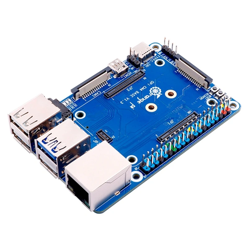 

Orange Pi Cm4 Base Board With M.2 M-KEY Slot Gigabit Ethernet RJ45 Support Access To Opi/Rpi Cm4 Core Board Easy To Use