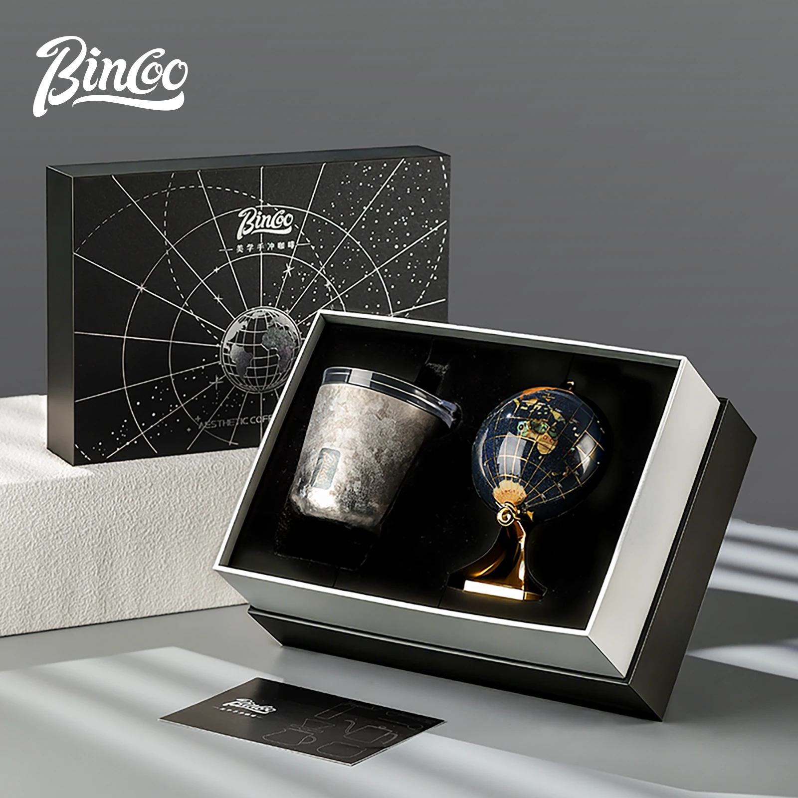 كوب قهوة حراري من التيتانيوم من بينكو، طقم هدايا ف...