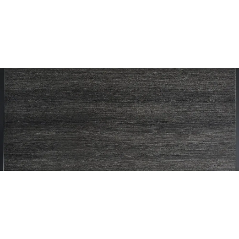 DeJori 51"W Writing Desk, Charcoal 5
