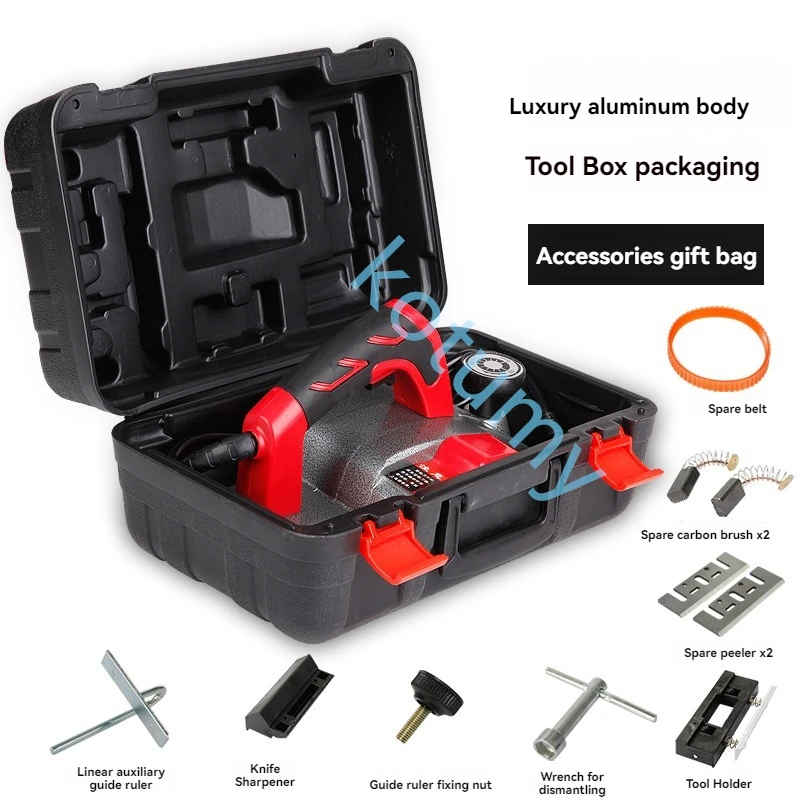 Woodworking Electric Planer Handheld Wood Cutting Tool Electric Hand Planer Household Flip Mount Tool Alloy Flip Planer 4