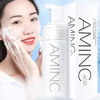 100/150ml Amino Acid Cleansing Mousse Oil Control Deep Cleaning Mites Removal Acne Moisturizing Face Cleanser Foam Brighten Skin 2